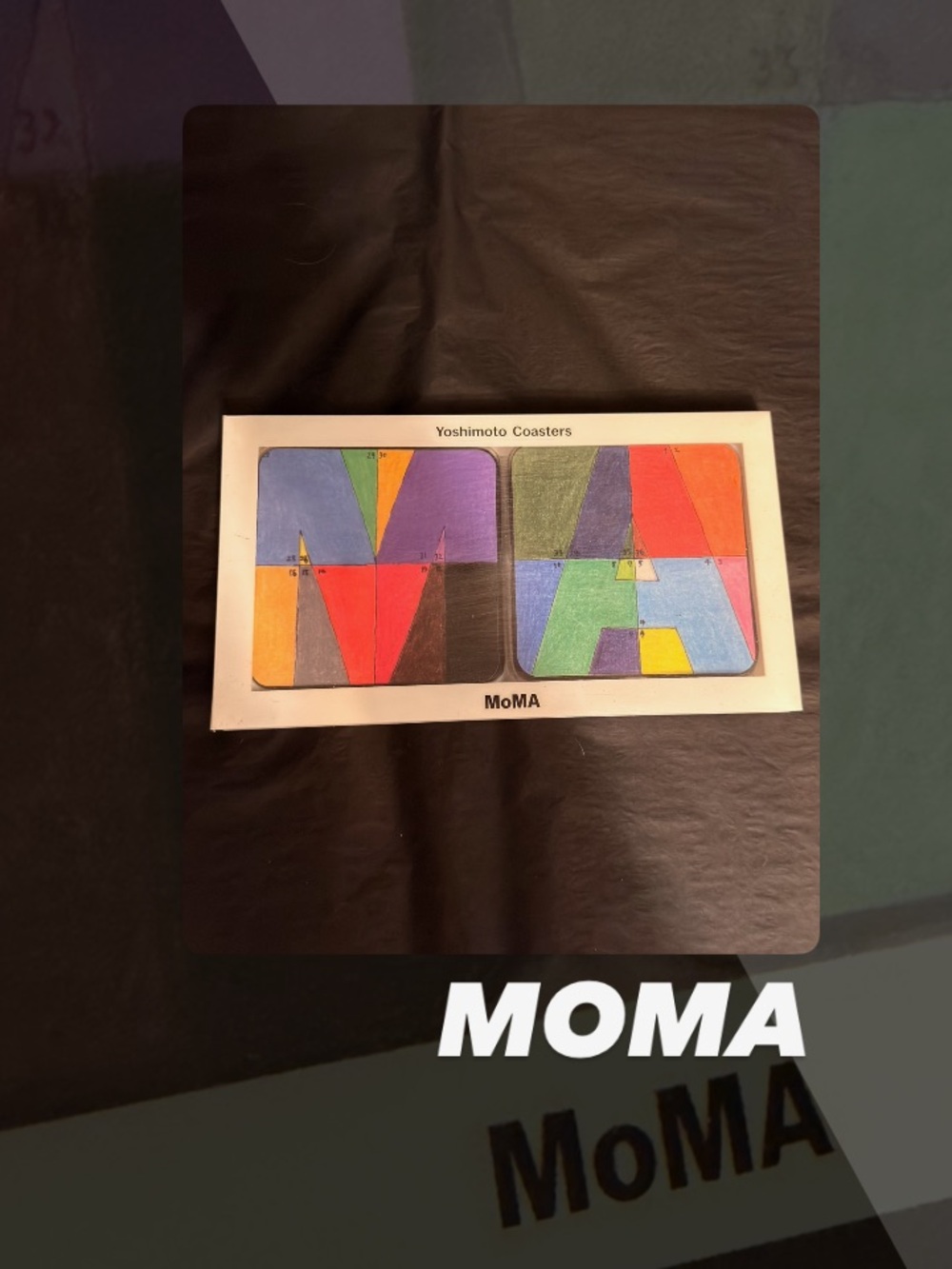 NIB MoMA Naoki Yoshimoto Coaster Set